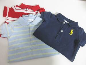 ラルフローレン RALPH LAUREN ロンパース 3枚セット 70サイズ （6M） ベビー服 亥3749