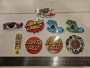  sun ta cruise sticker 9 pieces set santa cruz skateboard surfing snowboard santacruz sun ta cruise sticker 