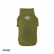 【Mサイズ】 MANDARINE BROTHERS マンダリンブラザーズ Tシャツ カーキ ヒートテック 犬服 2022 SKIN TIGHT WARM T-SHIRT KHAKI_画像1