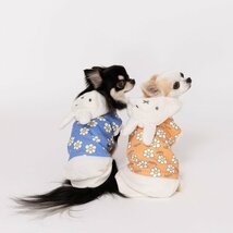 【Mサイズ】限定 ミッフィー 公式 着ぐるみ パーカー 花柄 サックス ブルー 犬服 ペット服 うさぎ Official Licensed Miffy Costume Hoodie_画像4