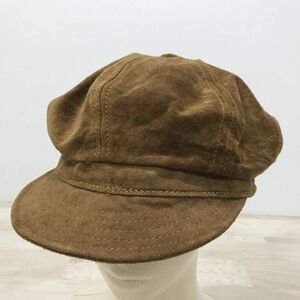 ニューヨークハット NEW YORK HAT キャスケット 帽子 ブラウン スエード サイズXL[N7833]