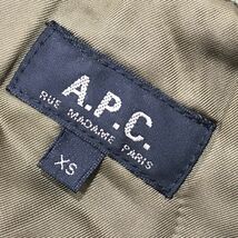 A.P.C./アーペーセー モッズコート N-3B カーキ Size XS[N8340]_画像3