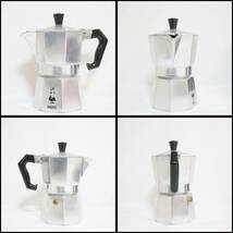 【B】　コーヒーミル　KONOS　他　BIALETTI ビアレッティ MOKA EXPRESS モカ エキスプレス 直火式エスプレッソメーカー イタリア製_画像3