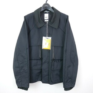 19SS YSTRDY’S TMRRW イエスタディズ トゥモロウ PATRASCHE BLOUSON コットン ナイロン ジップ ブルゾン ジャケット BLACK S