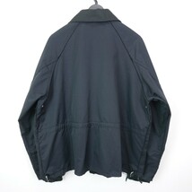 19SS YSTRDY’S TMRRW イエスタディズ トゥモロウ PATRASCHE BLOUSON コットン ナイロン ジップ ブルゾン ジャケット BLACK S_画像2