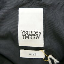 19SS YSTRDY’S TMRRW イエスタディズ トゥモロウ PATRASCHE BLOUSON コットン ナイロン ジップ ブルゾン ジャケット BLACK S_画像9