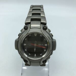 CASIO カシオ G-SHOCK MR-G MRG-130T-1A チタン メンズ クォーツ 使用感 動作品 デジアナ