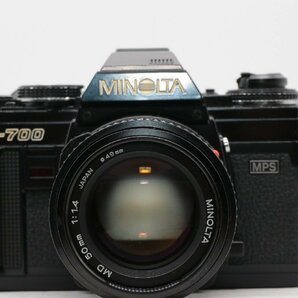 同梱歓迎【良品/動作品/逸品】MINOLTA ミノルタ NEW X-700 + NEW MD 50MM F1.4 (フィルム１本付）#4058の画像2