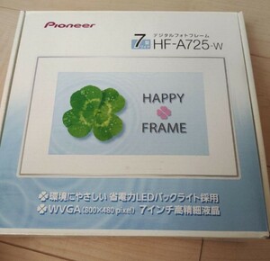  digital photo frame Pioneer HF-A725-w