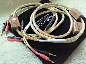 Nordost Odin Gold☆ 5N OFC 50Mシルバープレート スピーカーケーブル 2.0Mペア