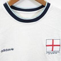 adidas イングランド ティップドライン Tシャツ sizeL/アディダス 1002_画像2