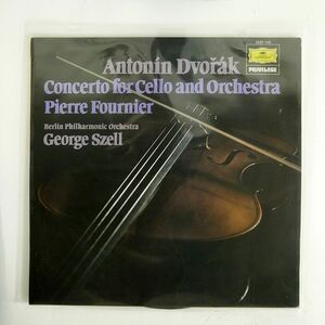 英 SZELL / FOURNIER/DVORAK: CONCERTO FOR CELLO AND OCHESTRA/DG 2535106 LP