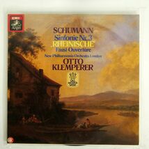 独 KLEMPERER/SCHUMANN: SINFONIE NR.3 "RHEINISCHE" FAUST-OUVERTURE/ANGEL 1C03702011 LP_画像1