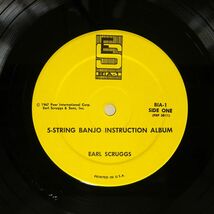 米 EARL SCRUGGS/5-STRING BANJO INSTRUCTION ALBUM/EARL SCRUGGS & SONS, INC. BIA1 LP_画像2