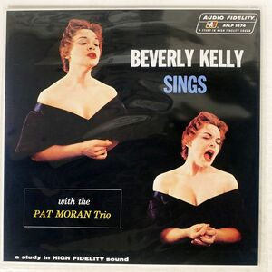 ベブ・ケリー/SINGS WITH THE PAT MORAN TRIO/AUDIO FIDELITY CEJC00080 LP