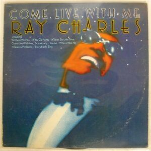米 RAY CHARLES/COME LIVE WITH ME/CROSS OVER CR9000 LP