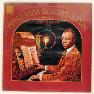 米 JOSHUA RIFKIN/SCOTT JOPLIN : PIANO RAGS - VOLUME III/NONESUCH H71305 LP