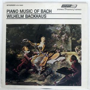 英 BACKHAUS/PIANO MUSIC OF BACH/LONDON STS15065 LP