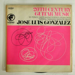 米 GONZZALEZ/20TH CENTURY GUITAR MUSIC/ODYSSEY 32160200 LP