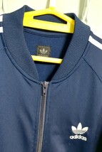 アディダスオリジナルス L トラックジャケット ジャージ ネイビー 黒タグ adidas Originals 102340 検索ベッケンバウアー ファイヤーバード_画像3