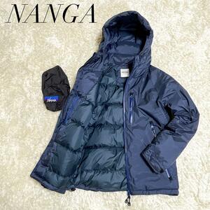 NANGA オーロラ ダウンジャケット 止水ジップ 日本製 AURORA DOWN JACKET ネイビー ナンガ ネイビー M