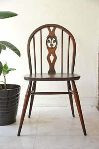 ■店頭価格￥３３０００■アーコールシスルバックチェア２５■英国Ercol ヴィンテージチェア 木製・古木椅子■イギリス
