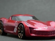 ★★★日曜夜★未開封新品★2009 (CHEVROLET) CORVETTE STINGRAY CONCEPT★OLD FTE WHEELS★GM DESIGN★FASTER THAN EVER★HOT WHEELS_画像1