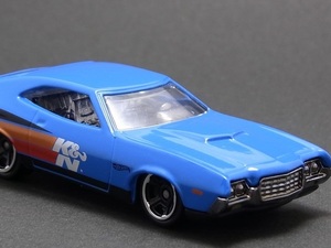 ★★★日曜夜★未開封新品★'72 FORD GRAN TORINO SPORT (第1世代金型)★K&N ENGINEERING★HOT WHEELS