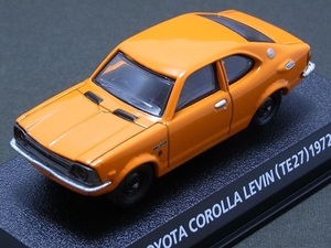 ★★★日曜夜★ルース★TOYOTA COROLLA LEVIN (TE27) 1972★絶版名車 COLLECTION VOL.2★KONAMI★1/64