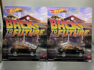 HotWheels Ford Super De Luxe BACK TO THE FUTURE ホットウィール バックトゥザフューチャー フォード スーパーデラックス 2台セット