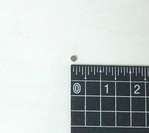 ネオジム磁石 直径2mm×厚さ1mm 20個セット（グレードN35、極小、新品）_画像1