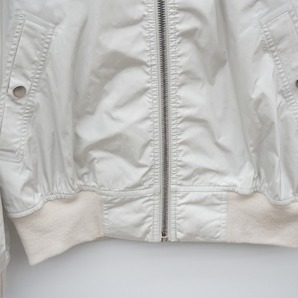 美品 正規 17SS Rick Owens リックオウエンス Flight Bomber MA-1 フライト ボンバー ジャケット RU17S9792-CY 灰52本物 912N▲の画像4