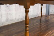 CJC23 飛騨の家具 KASHIWA 柏木工 メラミントップ ダイニングテーブル ビンテージ W179cm コロニアル様式 カシワ 食卓テーブル 食卓机_画像8