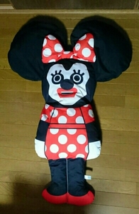  Junk!! Cubic mouse big minnie approximately 95. Max jumbo .... soft toy hyper jumbo Disney Minnie Mouse 