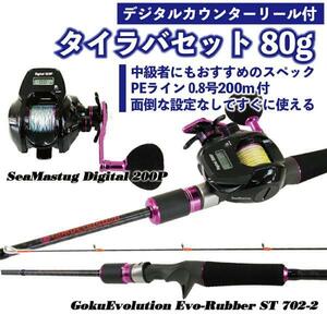 GokuEvolution Evo-Rubber ST 702-2+ SeaMastug Digital 200P セット(tairubberset-03)