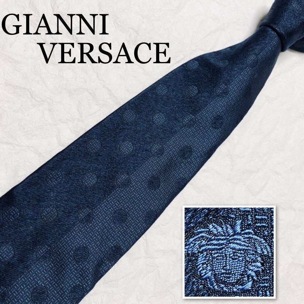 美品】 GIANNI VERSACE ジャンニ ヴェルサーチネクタイ 総柄 ブランド