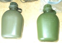 米軍放出の水筒２セット、予備のカバー2個、カップの台　まとめて　⑰_画像6
