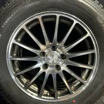 イボ付き★美品ホイール★ 225/65R17 ブリヂストン DM-V3 スタッドレス 7.5J ＋38 5穴PCD114.3レクサス NX ハリアー RAV4 エクストレイル_画像3