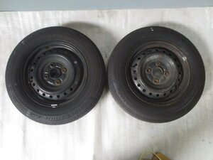 ダイハツ　純正　スチールホイール　13インチ　4.00B　PCD100　4穴　2本セット　エコピア　NH100C　145/80R13　タント　L375S　21288　伊t