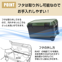 コールマン (COLEMAN) エクスカーションクーラー/16QT(STEEL BLUE) キャンプ用品 クーラーボックス ハードクーラー 小型 中型 10L～30L_画像7