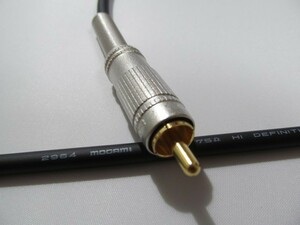  digital same axis RCA cable 1 pcs 1.0m | cable :MOGAMI Moga mi2964 | plug :CANARE