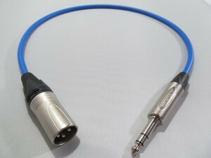 XLR( мужской )-TRS фоно кабель 1 шт. 1.5m | кабель :CANARE Canare L-4E6S | штекер :NEUTRIK