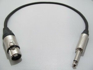 XLR( женский )-TS фоно кабель 1 шт. 3.0m | кабель :.. электрический провод SOFTEC MIC CORD | штекер :NEUTRIK