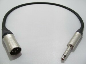 XLR( мужской )-TS фоно кабель 1 шт. 2.0m | кабель :BELDEN Belden 8412 | штекер :NEUTRIK