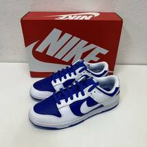 NIKE DUNK LOW Racer Blue And White DD1391- 401 ナイキ ダンクロー レーサー ブルー アンド ホワイト size US 10 新品未使用品_画像2