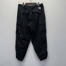 HINSON CARGO PANTS ヒンソン カーゴ パンツ size L ブラック 長ズボン ドローコード メンズ ポケット付き_画像1