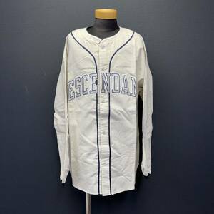 DESCENDANT BLEEK BASEBALL L/S SHIRT ディセンダント ブリーク ベースボール ロングスリーブ シャツ size 4 長袖 アウター