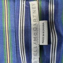 STELLA MACCAR TNEY STRIP Shirts Blue size 37 ステラマッカートニー ストライプ シャツ ブルー COTTON100％_画像3