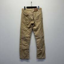 DENIME ORIZZONTI corduroy pants size 31 ドゥニーム オリゾンティ期 コーデュロイパンツ ベージュ 日本製 紙パッチ アメカジ_画像2