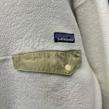 Patagonia Snap-T Fleece Jacket パタゴニア スナップT フリースジャケット size L ホワイト メンズ アウター 長袖_画像3